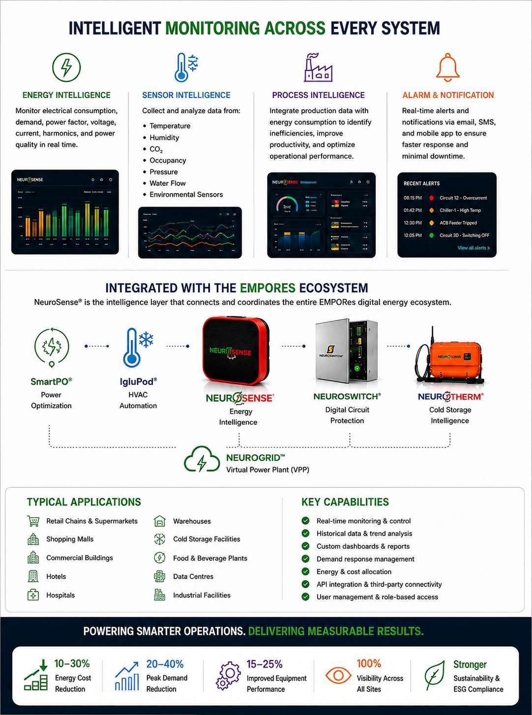 NeuroSense Monitoring Ecosystem Infographic